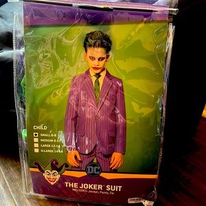 Joker costume child small 6-8